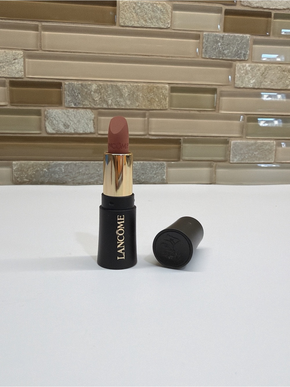 Lancôme Matte Lipstick — Dusty Rose Nude#217 sample size
